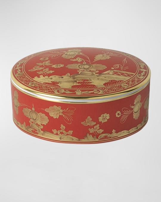 GINORI 1735 Red Oriente Italiano Round Trinket Box | Neiman Marcus