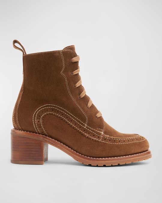 Miss Esme Suede Lace Up Boots