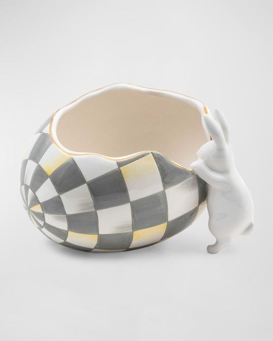 MacKenzie-Childs White Rabbit Dish | Neiman Marcus