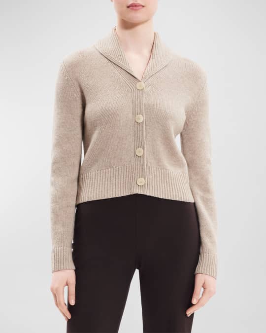 Theory cropped cardigan discount