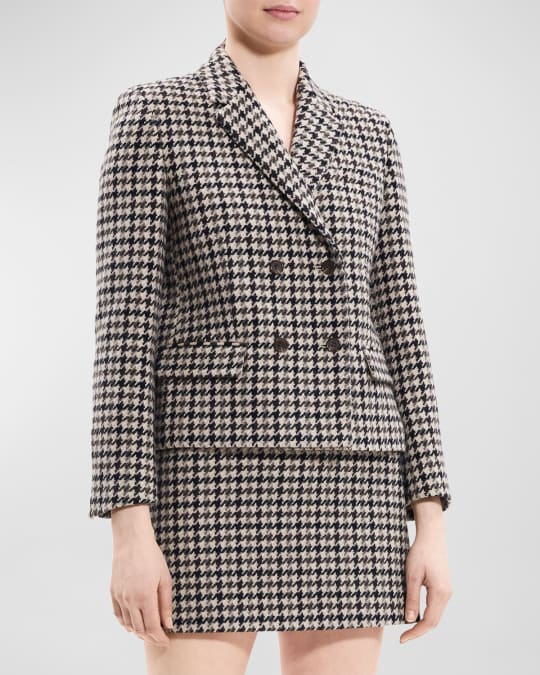 Double Breasted Tweed Jacket