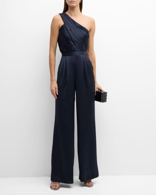 Ramy brook one shoulder jumpsuit new arrivals