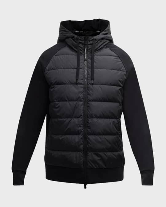 Canada Goose Men's Hybridge Huron Full-Zip Hoodie | Neiman
