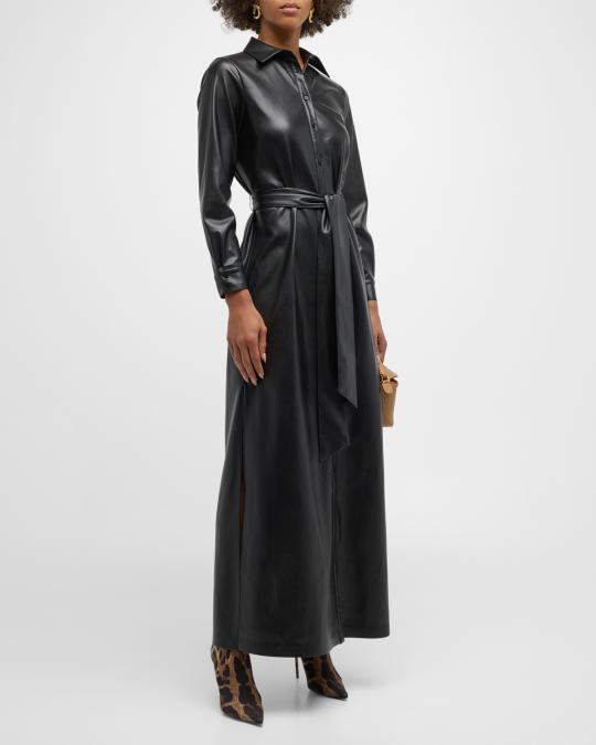 chassidy maxi shirt dress Alice + Olivia Chassidy Maxi Shirt Dress