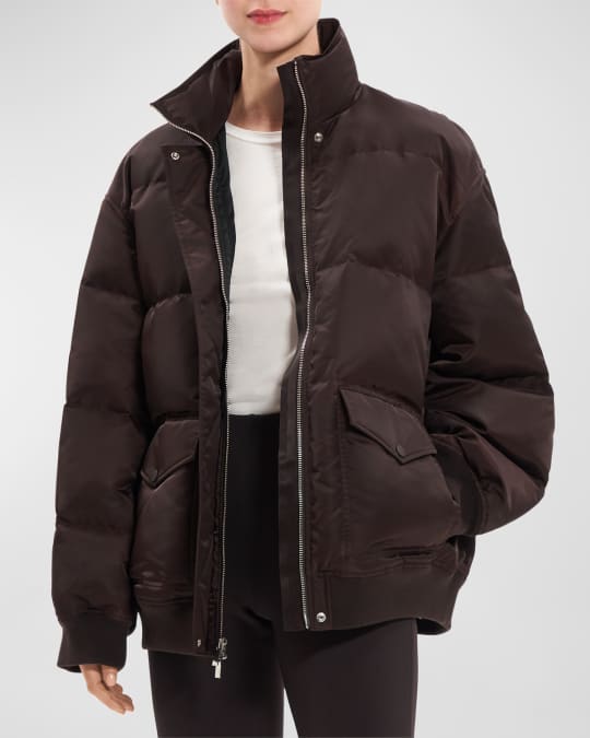 Oversized Quilted Puffer Down Jacket