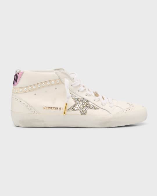Golden Goose Midstar Leather Pearly Wing Tip Sneakers Neiman Marcus