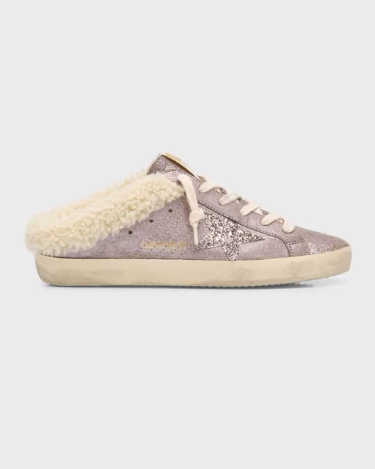Sabot Shimmer Shearling Slide Sneakers
