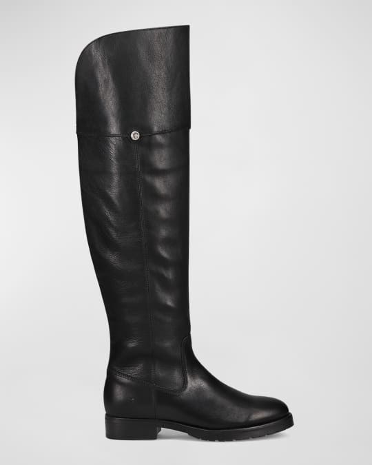 Frye Melissa Leather Over The Knee Boots Neiman Marcus