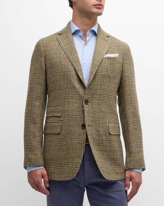 Sid Mashburn Men's Virgil No. 2 Tweed Glen Plaid Sport Coat