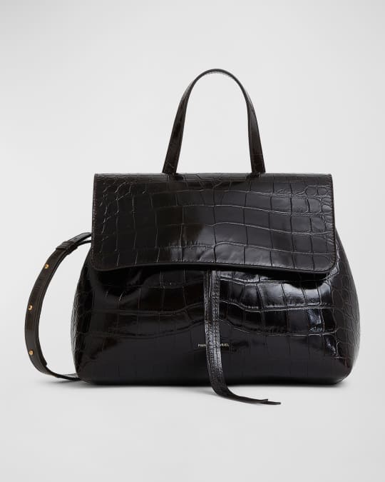 Mansur Gavriel Lady Crocodile Top-Handle Bag | Neiman Marcus