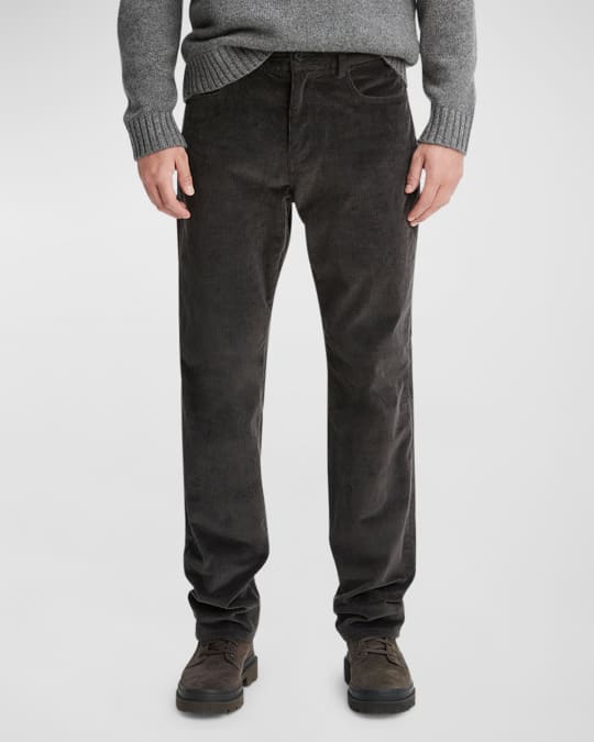 The House of BRUAR Wide-Wale Corduroy Pants, Men's Size W36 (approx.) unclear navy blue type Vintage Second Hand