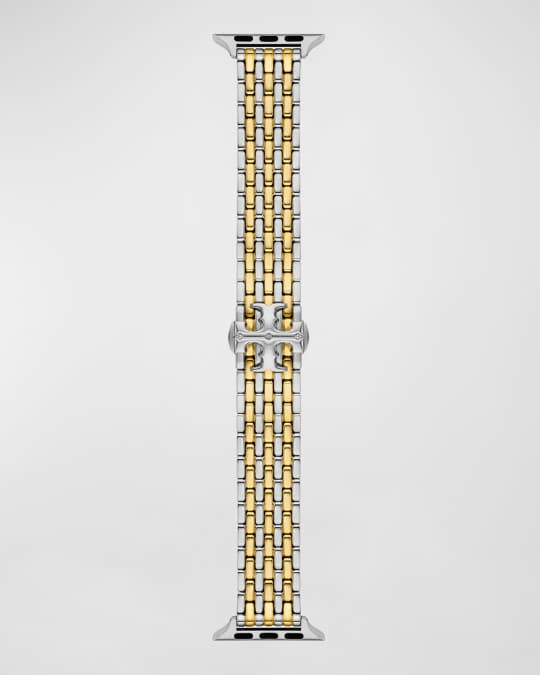 Tory Burch Two-Tone Stainless Steel Band for Apple Watch, 38
