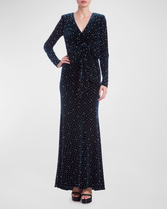 Badgley mischka velvet gown new arrivals