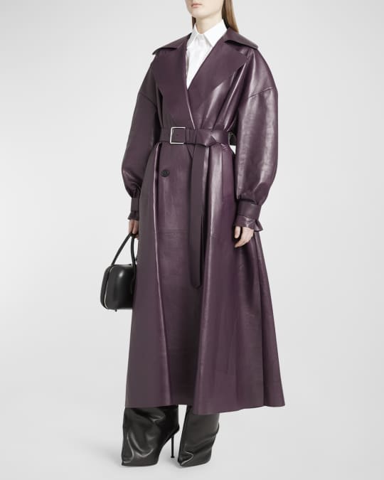 Alexander mcqueen trench coat new arrivals