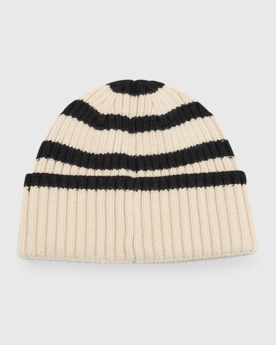 Toteme Signature Stripe Wool Beanie | Neiman Marcus display picture 2