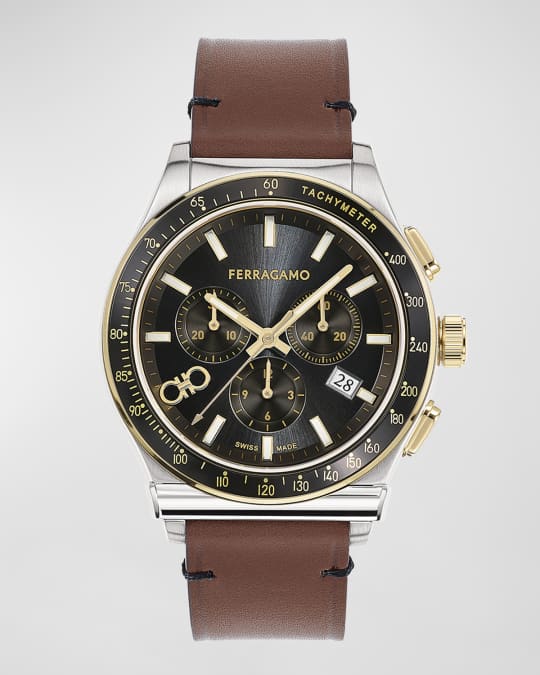 Ferragamo Men's 42mm Ferragamo 1927 Chrono Watch with