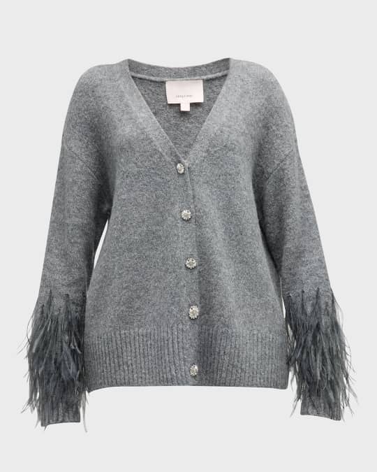 Cinq a sept feather jacket hot sale