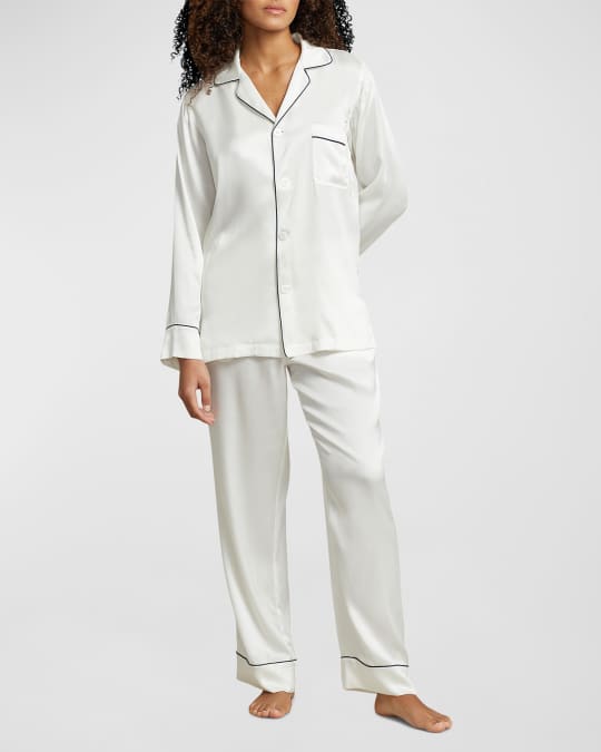 Polo silk pajamas shop