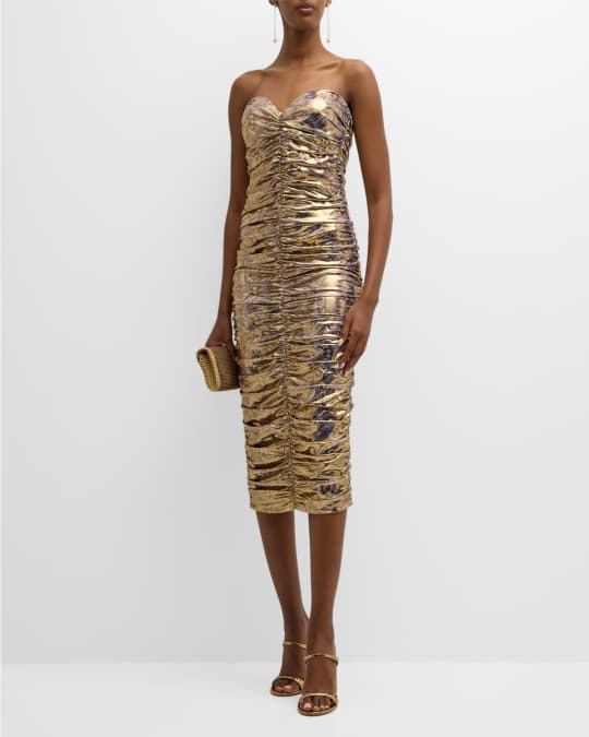 chiara boni gold dress artema main image 0