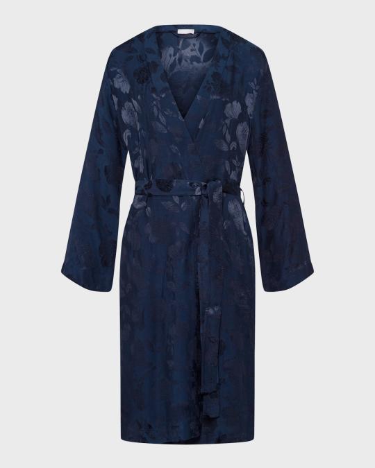 Hanro Valene Floral Jacquard Robe | Neiman Marcus