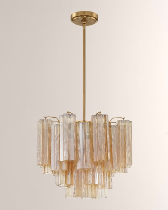 Addis 4-Light Aged Brass Chandelier 