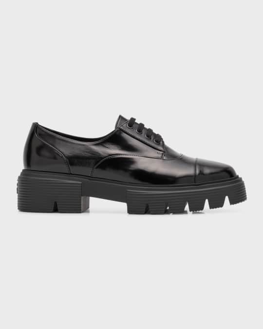Stuart Weitzman Nolita Leather Casual Oxford Loafers Neiman Marcus