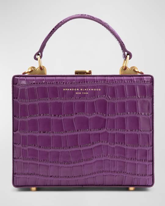Louis vuitton brea clearance purple crocodile leather price