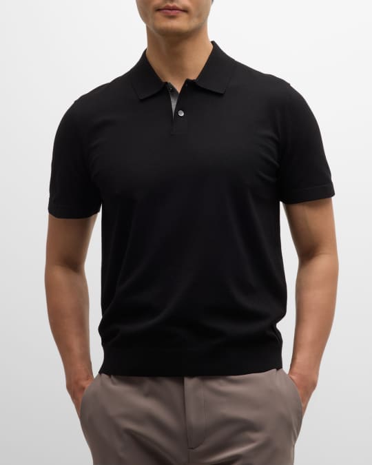 Theory Men's Goris Solid Polo Shirt | Neiman Marcus