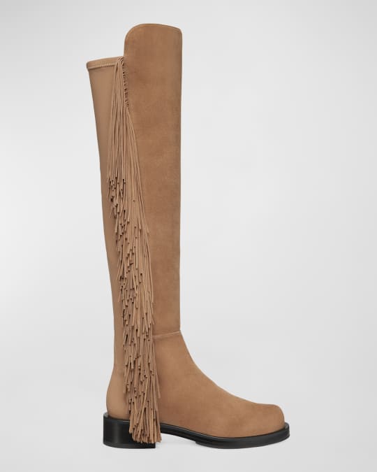 Stuart weitzman fringe boots clearance