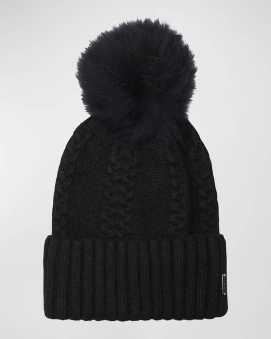 Knit Toscana Lamb Pom Beanie