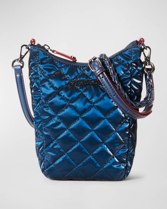 MZ WALLACE Crosby Go Metallic Quilted Crossbody Bag Neiman Marcus