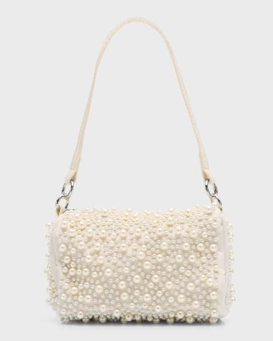 Bari Lynn Lavender Crinkle Bag