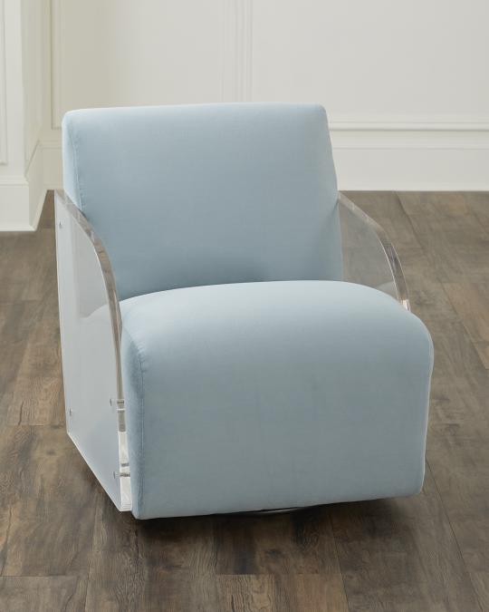 Bernhardt Interiors Perla Swivel Chair | Neiman Marcus