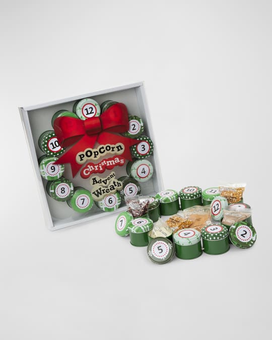 Wabash Valley Farms Popcorn Christmas Advent Wreath Neiman Marcus