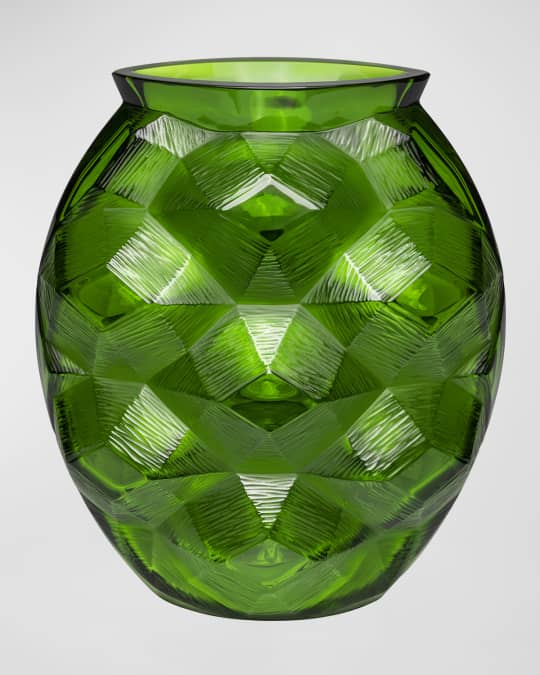 Turtle 10.5" Vase, Amazon Green
