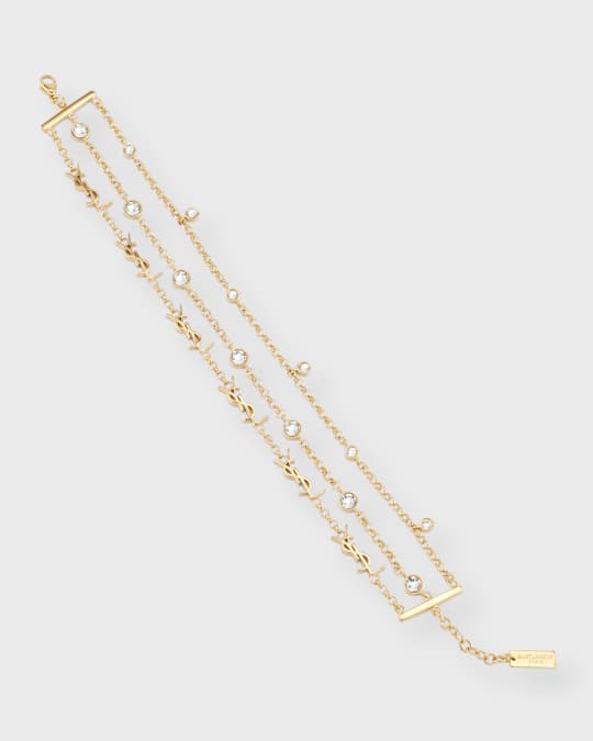 【関税＆送料込み】Saint Laurent Bracelets Saint Laurent Opyum Charm Bracelet In Gold Brass | Saks