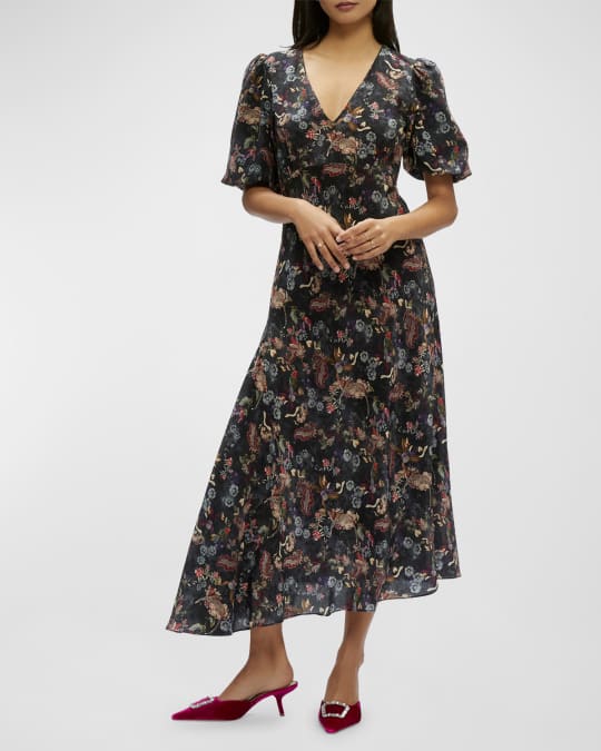 Neiman marcus floral dresses discount