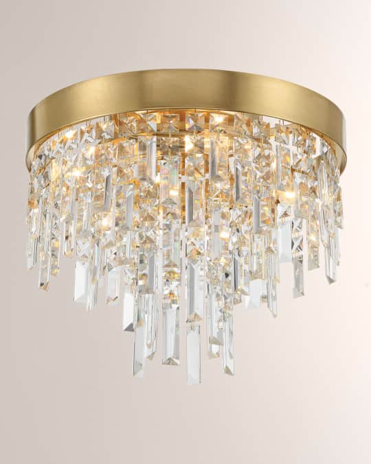 Winfield 4-Light Antiqued Gold Ceiling Mount