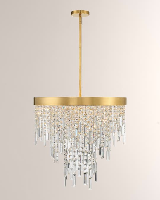 Winfield 6-Light Antiqued Gold Chandelier