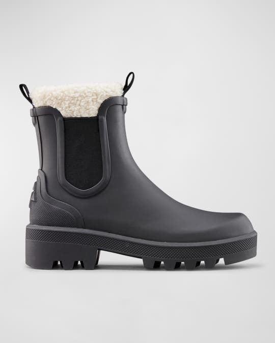 Cougar Ignite Rubber Faux Fur Chelsea Boots Neiman Marcus
