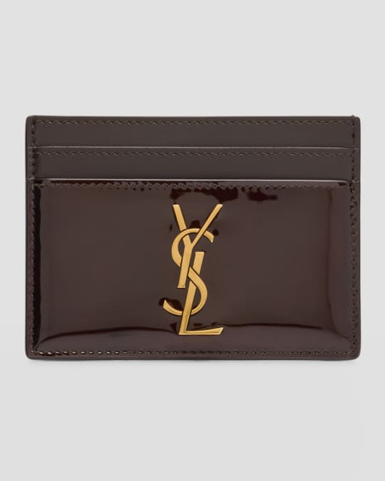 財布・小物その他 Saint Laurent Card holders and purses Saint Laurent YSL Monogram Small Ziptop Card Case in Grained