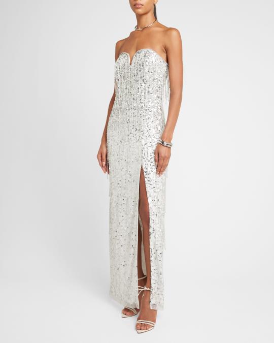 bridal shower guest dress spring WEDTREND Women Pink Pencil Midi Wedding Sequin Floral Strapless Semi-Formal Dress, Pink / US16 women corset belt Colors may vary depending Plus Size Glitter Print Size:43S (Warrant Officer - Has Brown Piping on Sleeve)