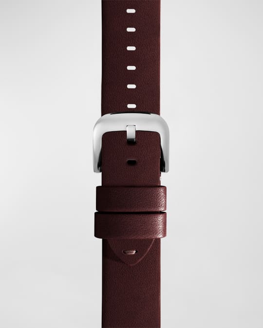 Men's Cattail Leather Watch Strap, 20mm