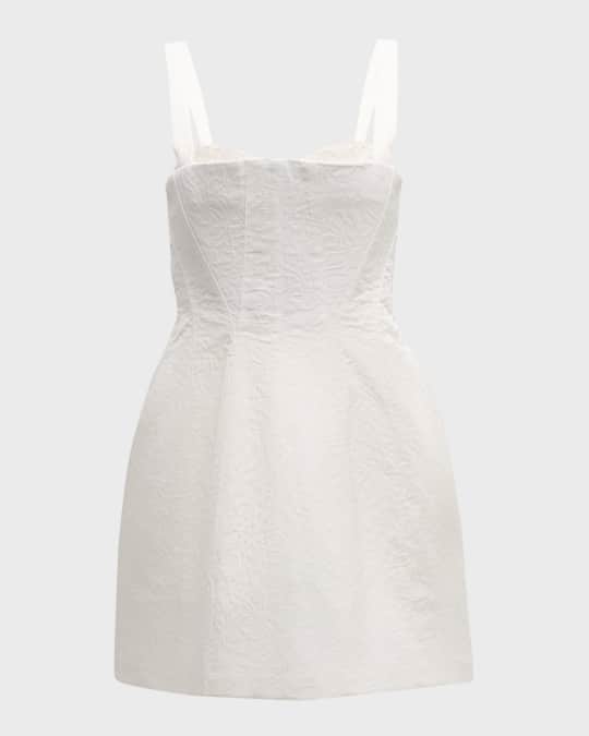 knee length dresses for ladies Wedelia Floral Bustier Midi Dress main image 1