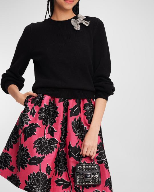 Kate Spade - Fringe Sleeve Wool Pullover Sweater
