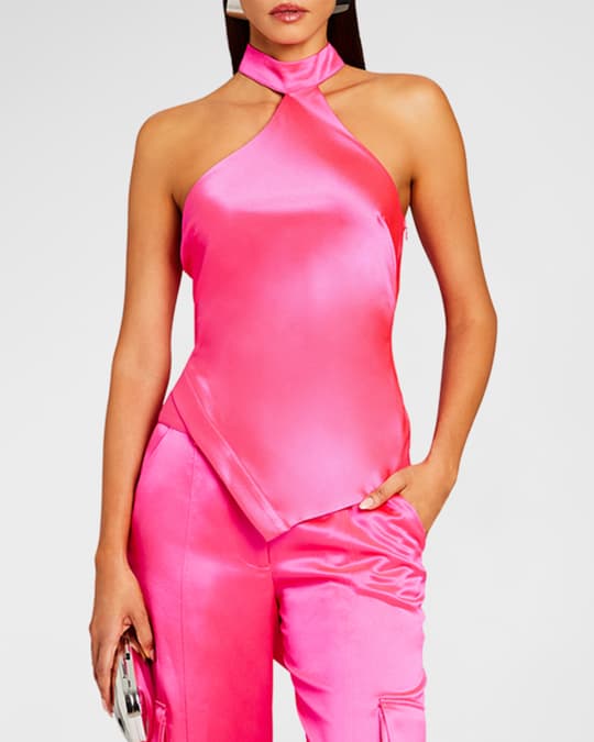 Shelly Satin Open Back Skirt Shelly Satin Open Back Skirt
