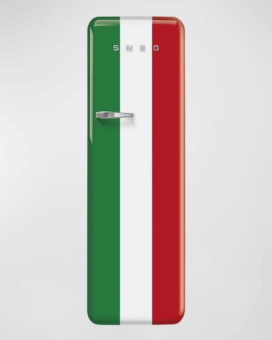 FAB28 Retro-Style Refrigerator with Internal Freezer, Right Hinge