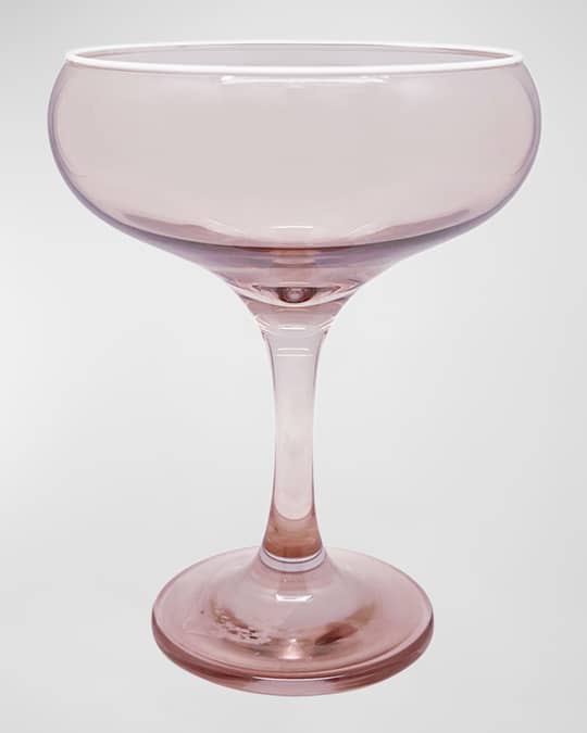 Fine Line Clear Coupe Glasses, Set of 4