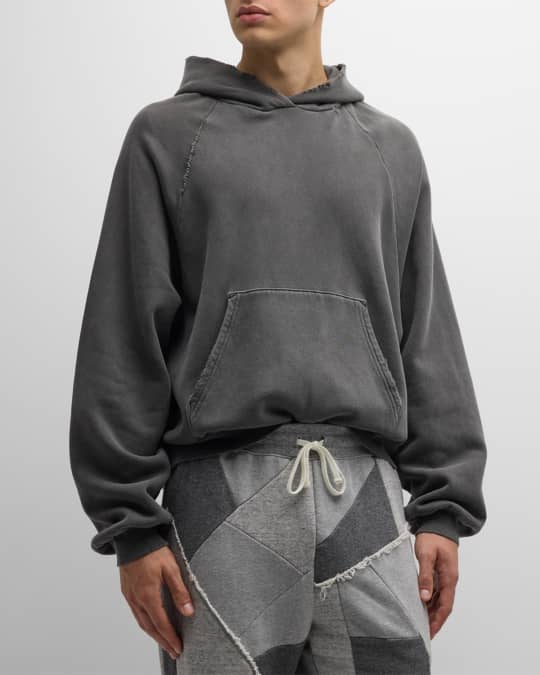 John elliott raglan hoodie black hot sale