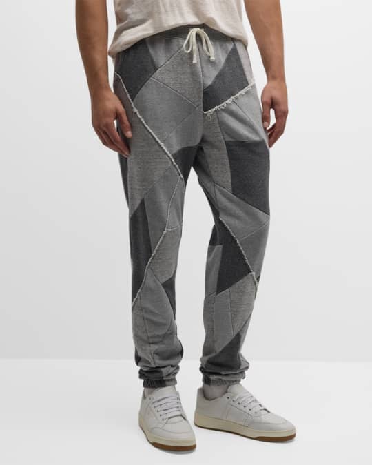 John Elliott Men's Relaxed Quilted Sweatpants